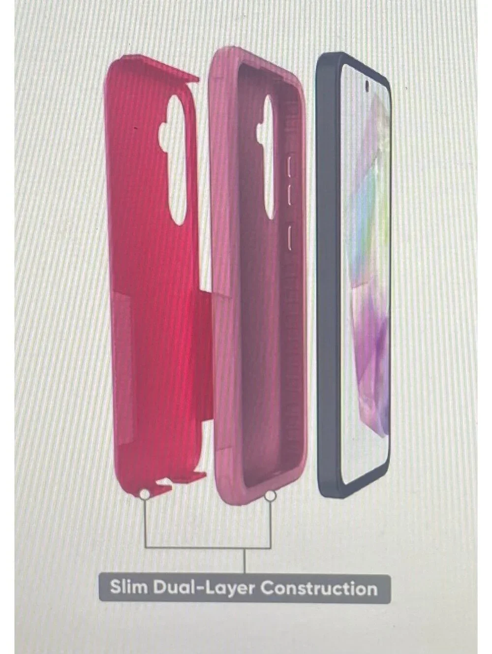 Onn Case for Samsung Galaxy A35 5G Pink